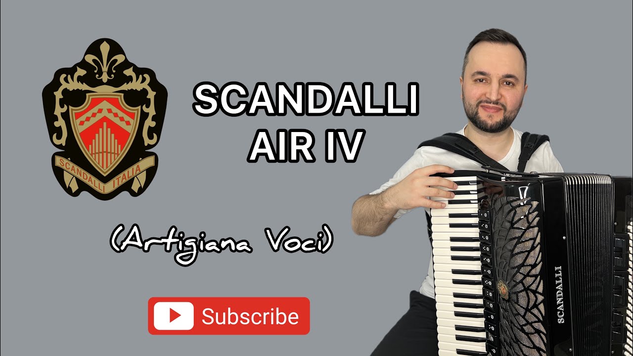 Vitalie Vataman NEW SCANDALLI AIR IV (Artigiana Voci) Video Demonstrativ #scandalli