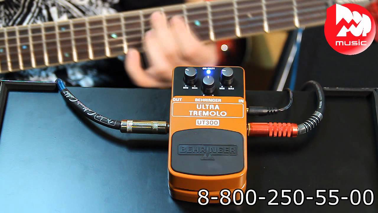 Гитарный эффект BEHRINGER UT300 ULTRA TREMOLO - YouTube