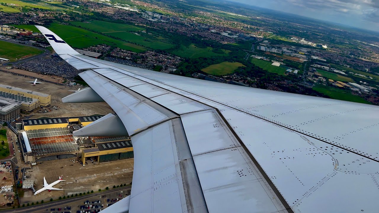 [4K] – Stunning London Takeoff – Finnair – Airbus A350-900 – LHR – OH-LWI – SCS 1487