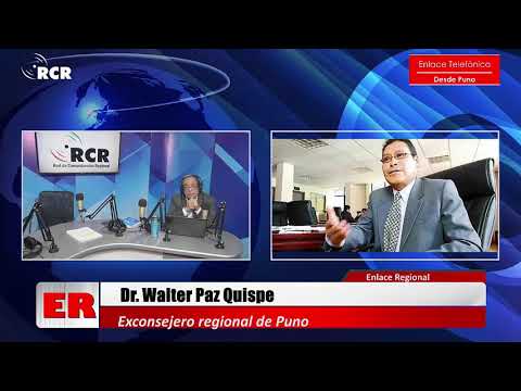 ENTREVISTA A WALTER PAZ QUISPE, EXGERENTE DE DESARROLLO SOCIAL DEL GOBIERNO REGIONAL DE PUNO