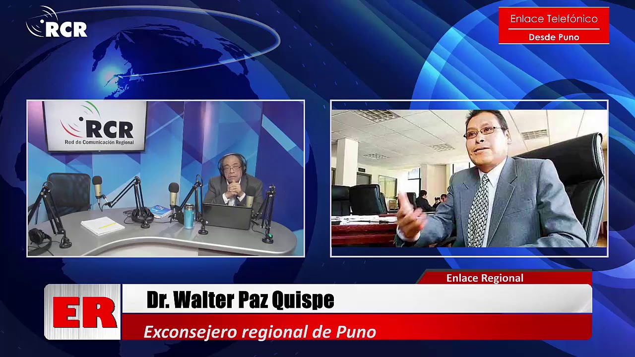 ENTREVISTA A WALTER PAZ QUISPE, EXGERENTE DE DESARROLLO SOCIAL DEL GOBIERNO REGIONAL DE PUNO