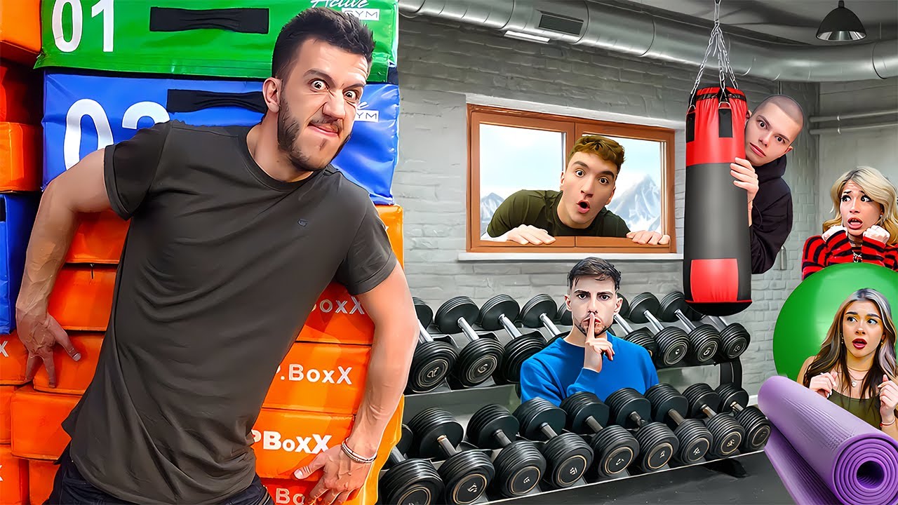 ИГРАЕМ КРИЕНИЦА В ГИГАНТСКИ ФИТНЕС!