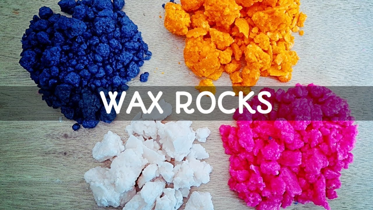 HOW TO MAKE WAX ROCKS CANDLE MAKING HOW TO MAKE ROCKS FROM PARAFFIN