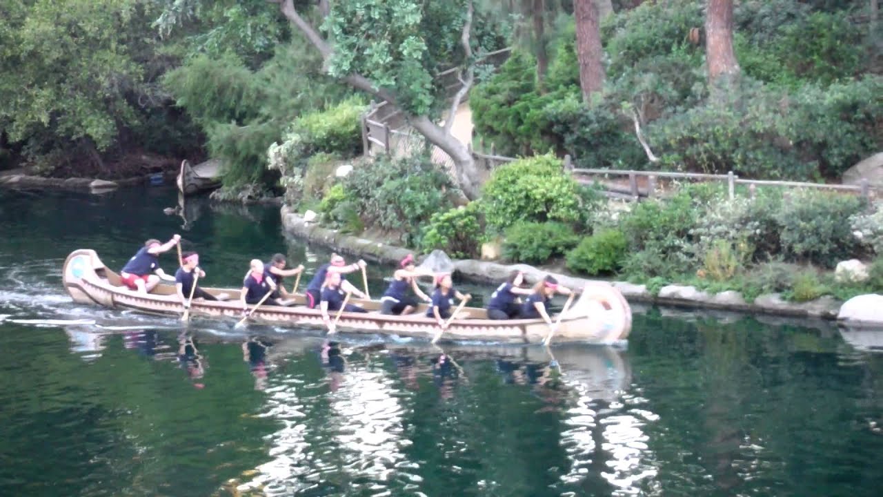 Disneyland Canoe Race week 1 YouTube