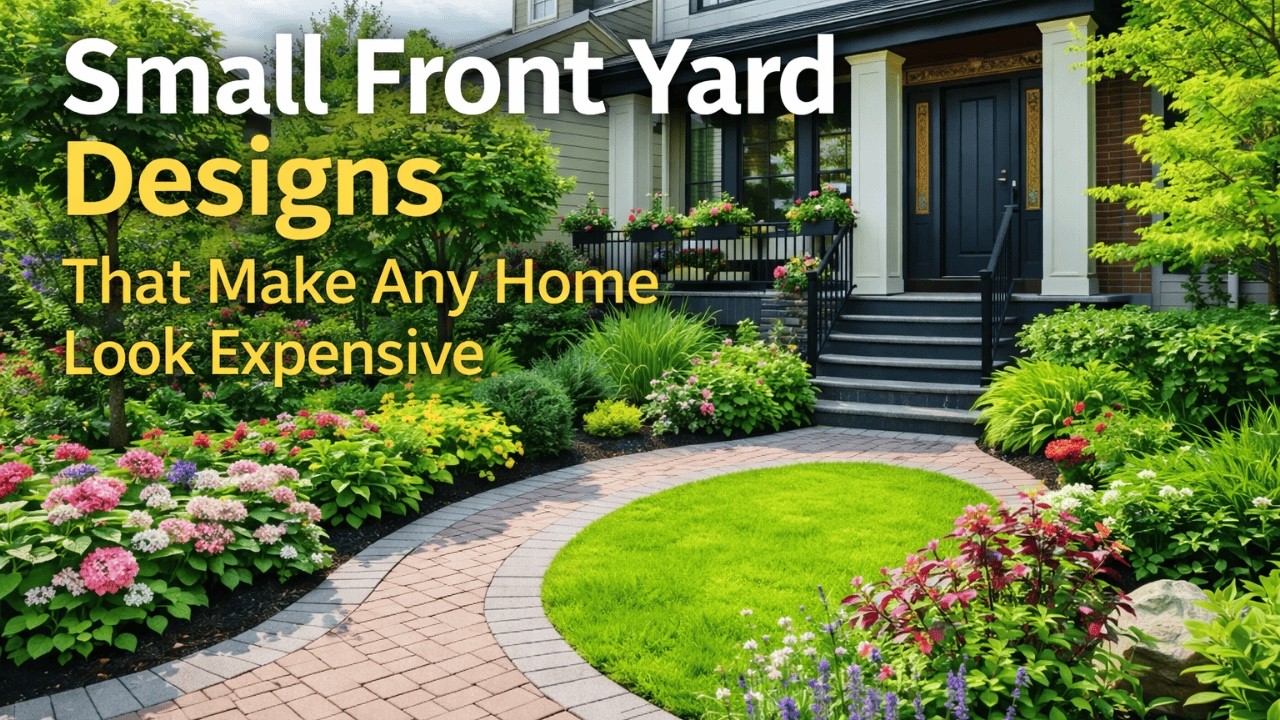 Small Front Yard Designs That Make Any Home Look Expensive