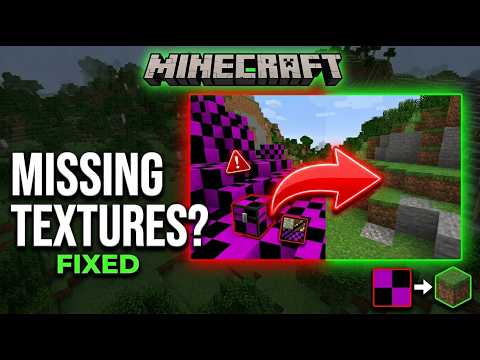 How to Fix Purple and Black Textures, Flickering Blocks, and Texture Glitches in Minecraft