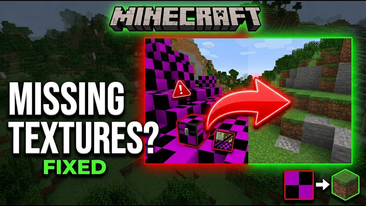 How to Fix Purple and Black Textures, Flickering Blocks, and Texture ...