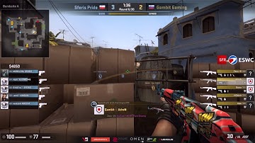 ESWC 2016 PGW CSGO : 1/8 - Sferis Pride vs Gambit Gaming - Part 2