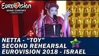 Netta - "Toy" - Second rehearsal - Eurovision 2018 (Israel)