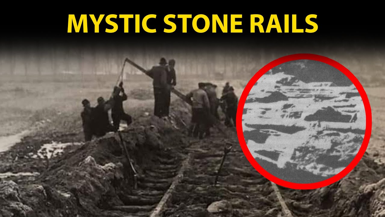 Unearthing the Enigma: Ancient Rails Embedded in Stone, Dating Back ...