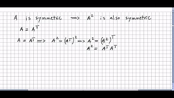 Linear Algebra 92, Symmetric Matrices, more proofs