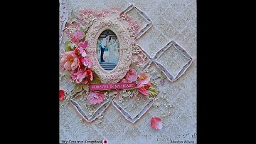 Mixed Media Scrapbook Layout- Background Technique-My Creative Scrapbook