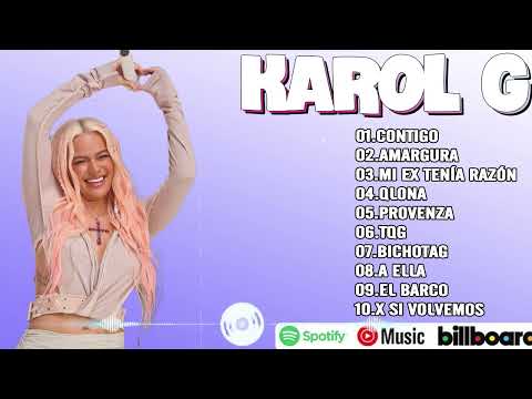 Karol G 2024 - Grandes Éxitos De Karol G - Mejores Canciones De Karol G - Mix Reggaeton 2024