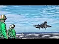 U.S. Aircraft Carrier Flight Ops With F-35C Lightning II