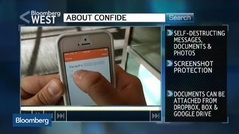 Confide: The Snapchat Like App for Executives