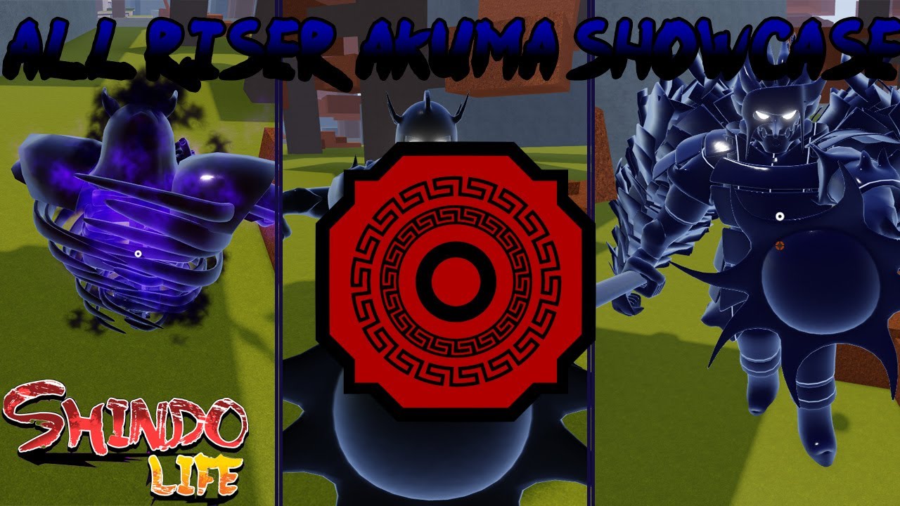 Shindo Life: Riser Akuma Showcase + Full Spirit - YouTube