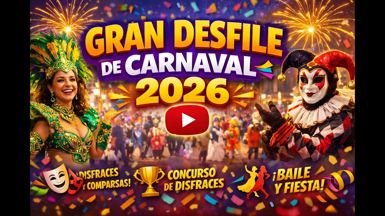 Gran desfile de Carnaval 2026. Collado Villalba (14 de Febrero)