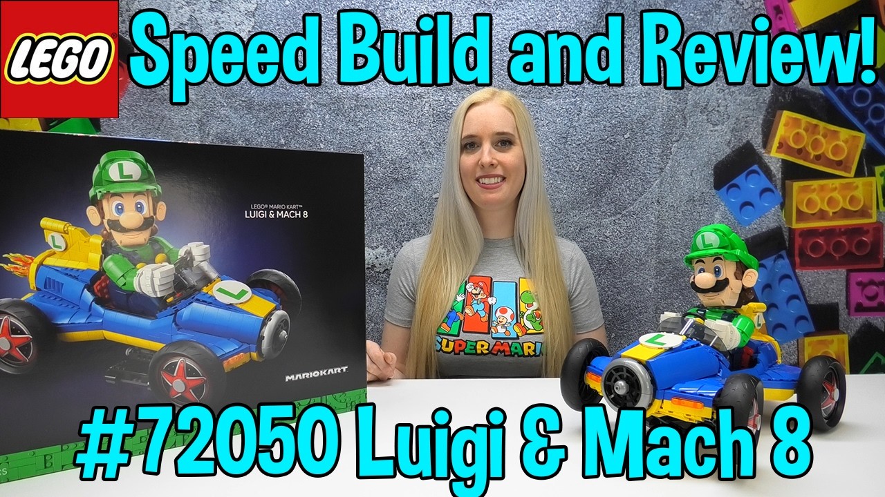 NEW LEGO® Super Mario™: Luigi & Mach 8 | Speed Build & Review