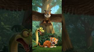 Kaali Billi Ka Jadoo 😱 | Scary Funny Jungle Story | Horror Comedy #shorts