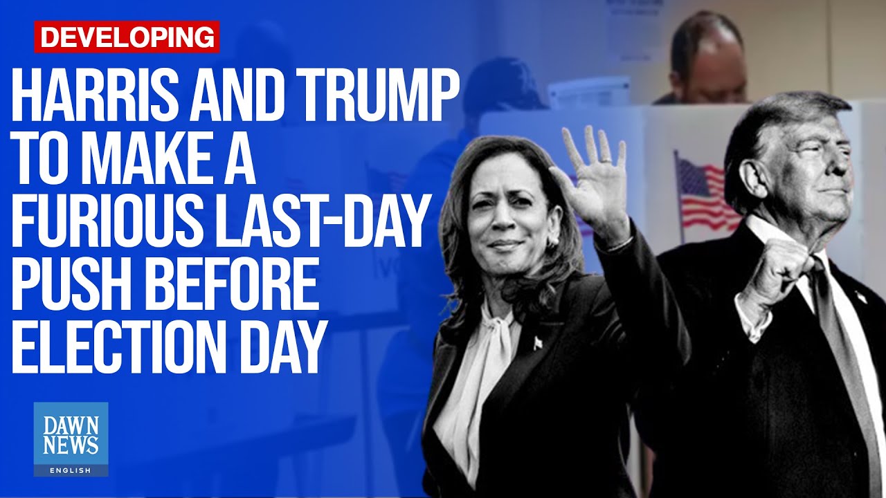 Harris And Trump To Make A Furious Last-Day Push Before Election Day ...