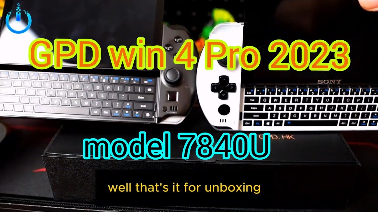 GPD Win 4 Pro 2023 Model 7840U Simple Unboxing Comparison Win4 6800U