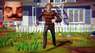 Hello Neighbor - New Neighbor Freddy Krueger Act 1 Gameplay Walkthrough Part 89 TP screenshot 4
