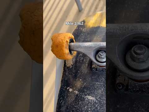 This Is What 3 000 Miles Does To Skate Wheels 