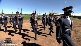 US Air Force Honor Guard Drill Team Presentation | World Championship Off-Road Races 2022 at Crandon