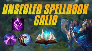 Unsealed Spellbook Galio Mid Guide - Aftershock vs Spellbook - How To Properly Use Spellbook