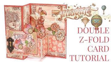 [Tutorial] Double Z-Fold Card: Club G45 Vol 7 Featuring Imagine