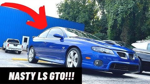 GTO owner thinks his car is FAST! (Texas Speed Header Install)