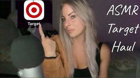 ASMR HUGE TARGET Haul! Food, Earrings, House Items & More | Close Up Whispering #ASMR