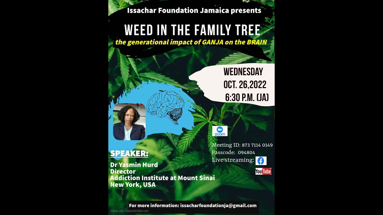 Issachar Foundation  of Jamaica Lecture Series :  "Weed  in  the  family tree "