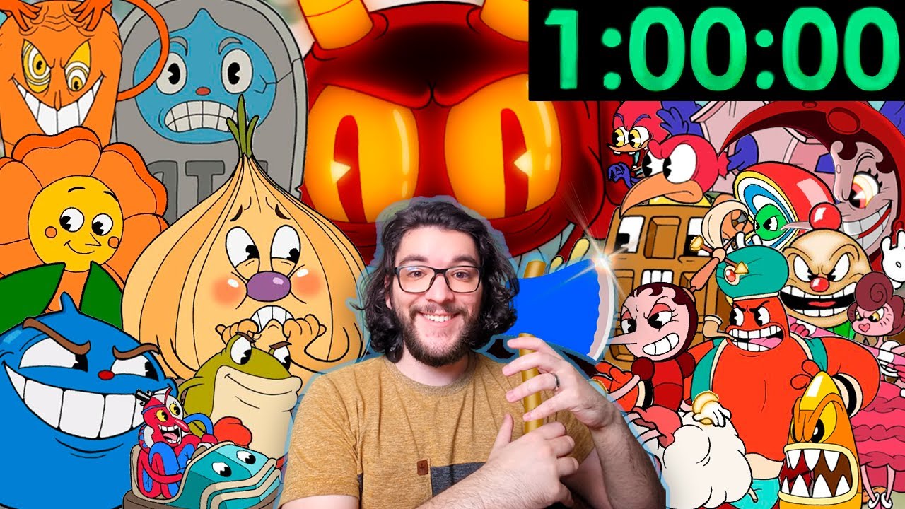 Aonde o Dill Chega Em 1 Hora No Cuphead Com o Machado🪓