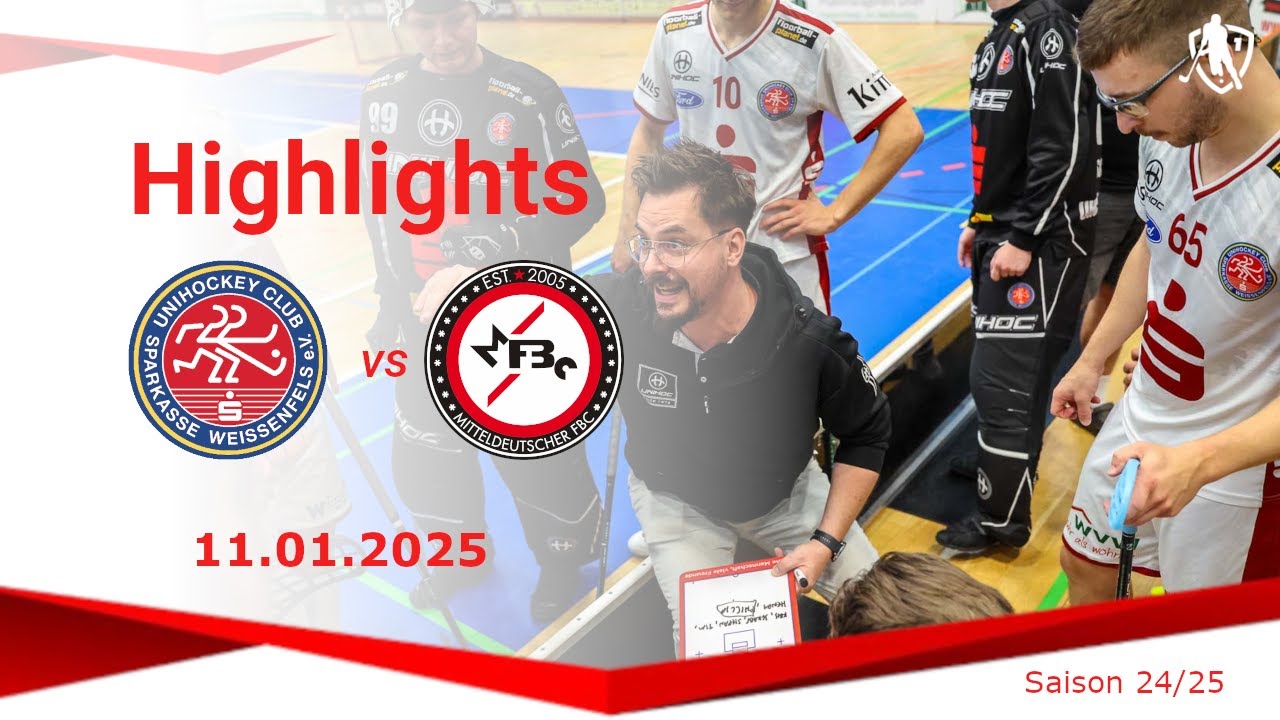 UHC Sparkasse Weißenfels vs. MFBC Leipzig 11.01.2025 Highlights