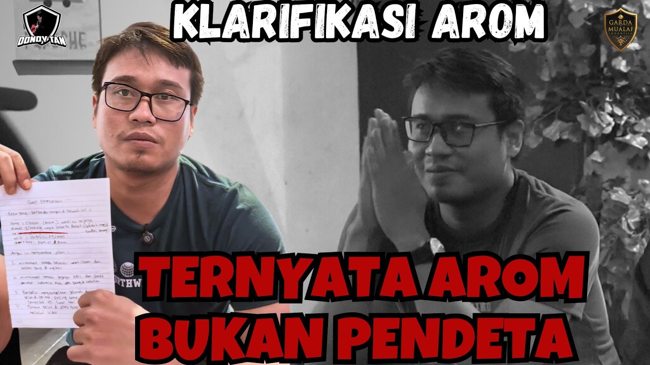 Klarifikasi Arom - TERNYATA AROM BUKAN PENDETA