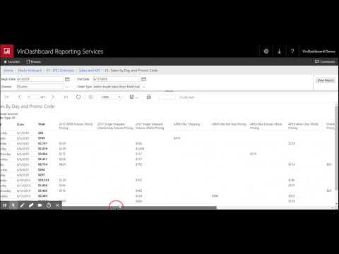 VinDashboard: Tracking Promo Code Sales