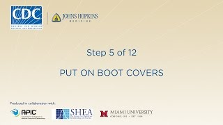 Put on Boot Covers (Step 5/12)