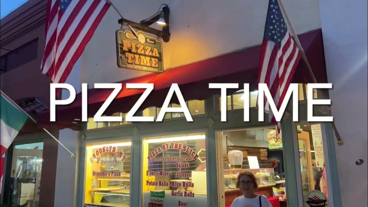 Trying the 2nd Best pizza in America at Pizza Time St. Augustine