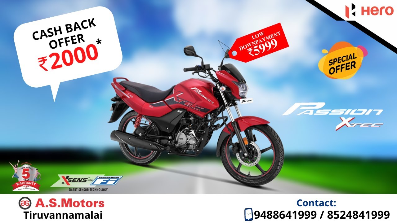 New Passion XTEC|New Bike Review|AS Motors-Tiruvannamalai.
