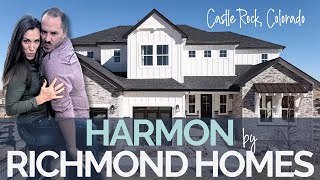 One of the Best CASTLE ROCK, COLORADO new builds  Harmon by Richmond homes  Full tour!