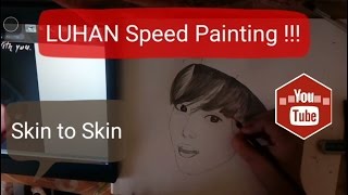 Exo Fanart Tutorial Ex Exoluhan Pencil Sketch - Vidiura Sketches