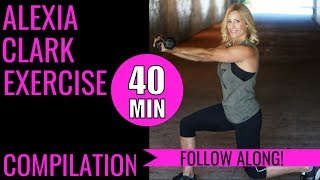 Famous Alexia Clark Exercise Compilation | Full Body COMPOUND Workout! Net Worth