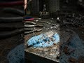 Hand cleaning rusted utility knife