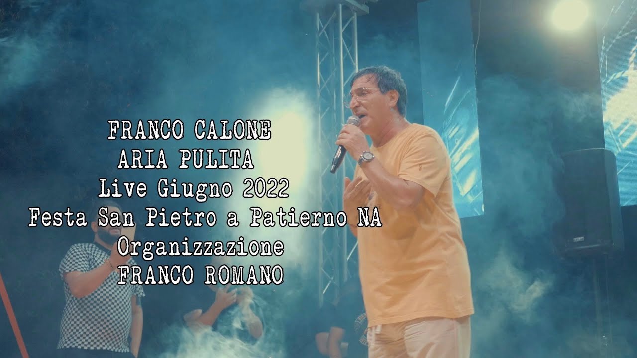 Franco Calone. Festa San Pietro a Patierno. Giugno 2022. Organizzazione Franco Romano. By E. De Vito