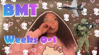 My BMT Story 0-1 Week😳 | Air Force Boot Camp