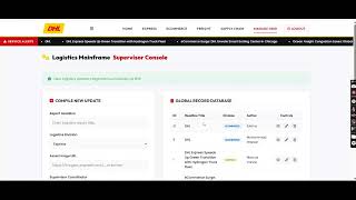 DHL Clone (Functional) β Web-Based π»
