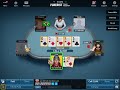 Pokerist 50 min game edited down Round 4 iOS online 
