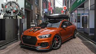 Audi RS5 Coupe - Forza Horizon 6 | Logitech G29 Gameplay screenshot 3