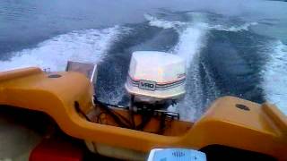My johnson 90 hp v4 after rebuild on 10/3/2012